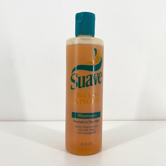 Suave Balsam Protein Shampoo 16 fl oz VINTAGE DISCONTINUED Normal To Dry Hair - Picture 1 of 4
